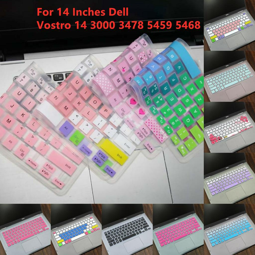 Pelindung Keyboard Bahan Silikon Untuk Dell Vostro 14 3000 3478 5459 5468