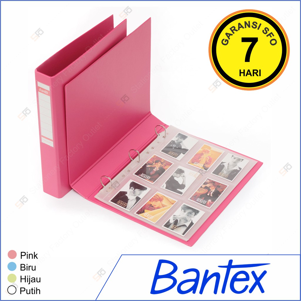 

Binder Ring untuk Album Foto Polaroid Bantex A4 8322 3O - 25mm