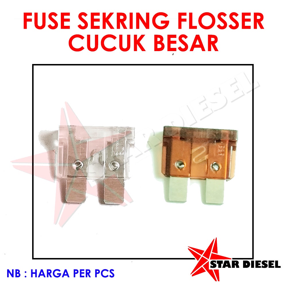 SEKRING TANCAP MINI 5A 25A FLOSSER FUSE SEKRING FLOSSER CUCUK BESAR