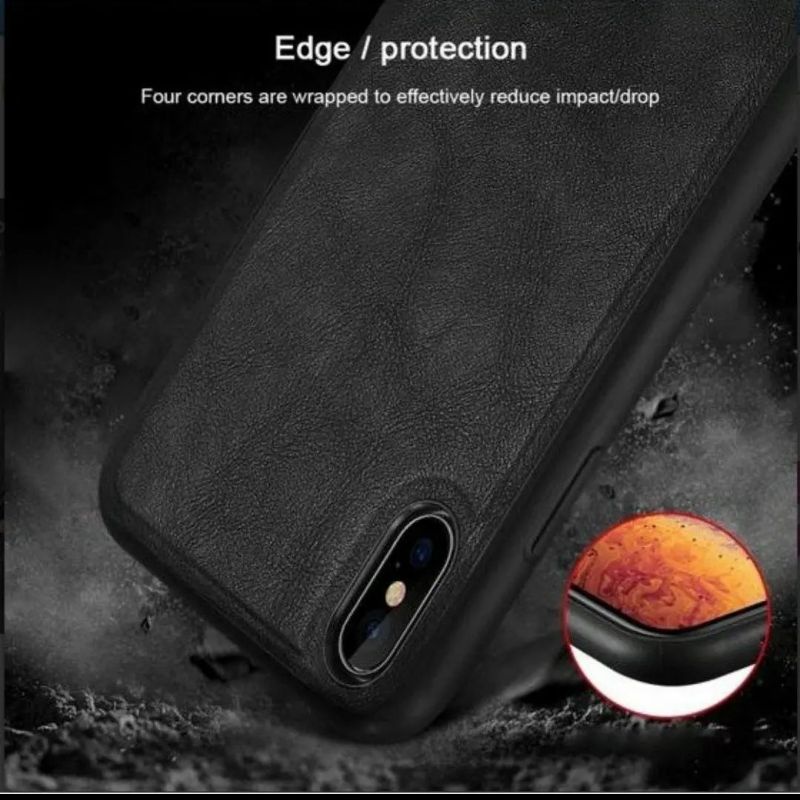 IPHONE XS X Sulada Original Leather Protective Case Soft Case Kulit