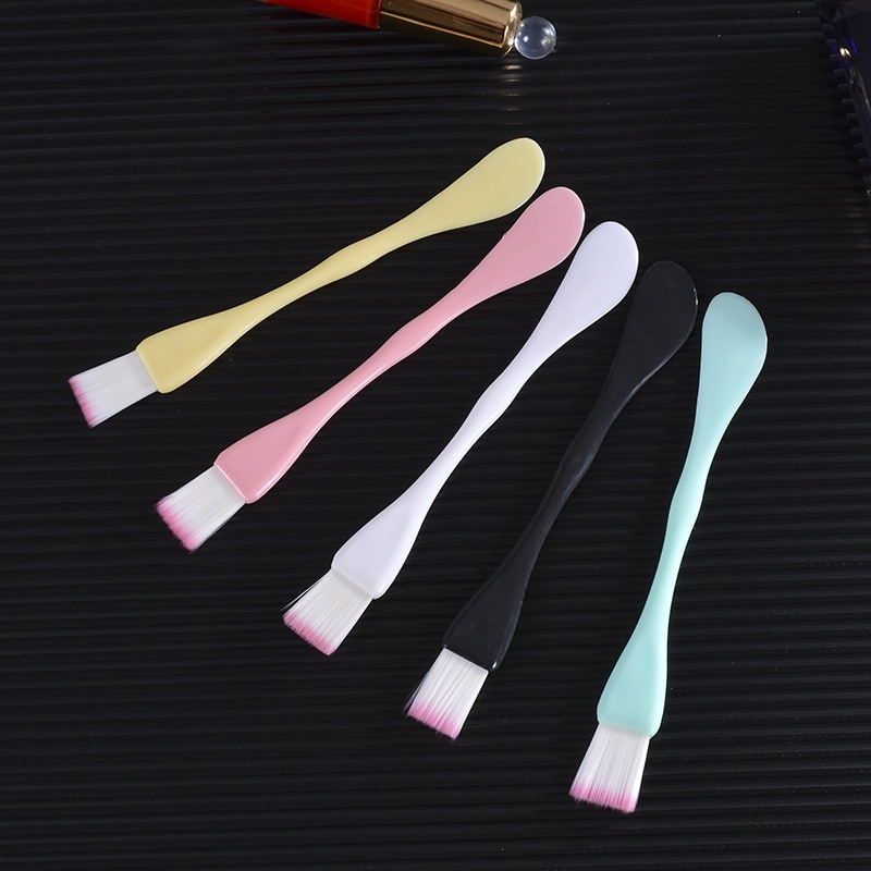 [ 2 in 1 Double-head Colourful  Silicone Brush ] [ Eyebrow Eyelash Extension Dual-Comb Brush  ] [ Facial Beauty Makeup Tools ]