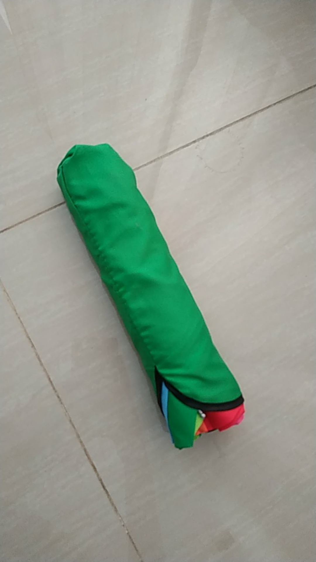 Tabasa Payung Lipat Mangkok Pelangi Warna Rainbow