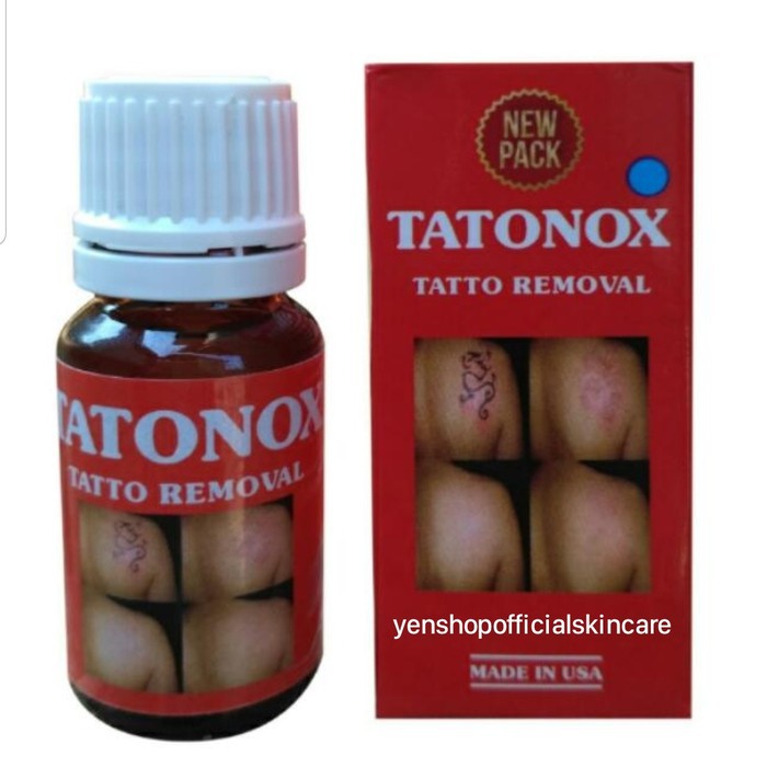 Obat penghilang tatto tattonox asli penghapus tato lama / tato baru permanen tatonox cair original