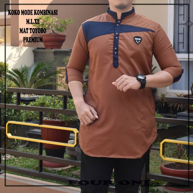  Baju  Koko Pria  Muslim  Gus Azmi Syubbanul Muslimin 