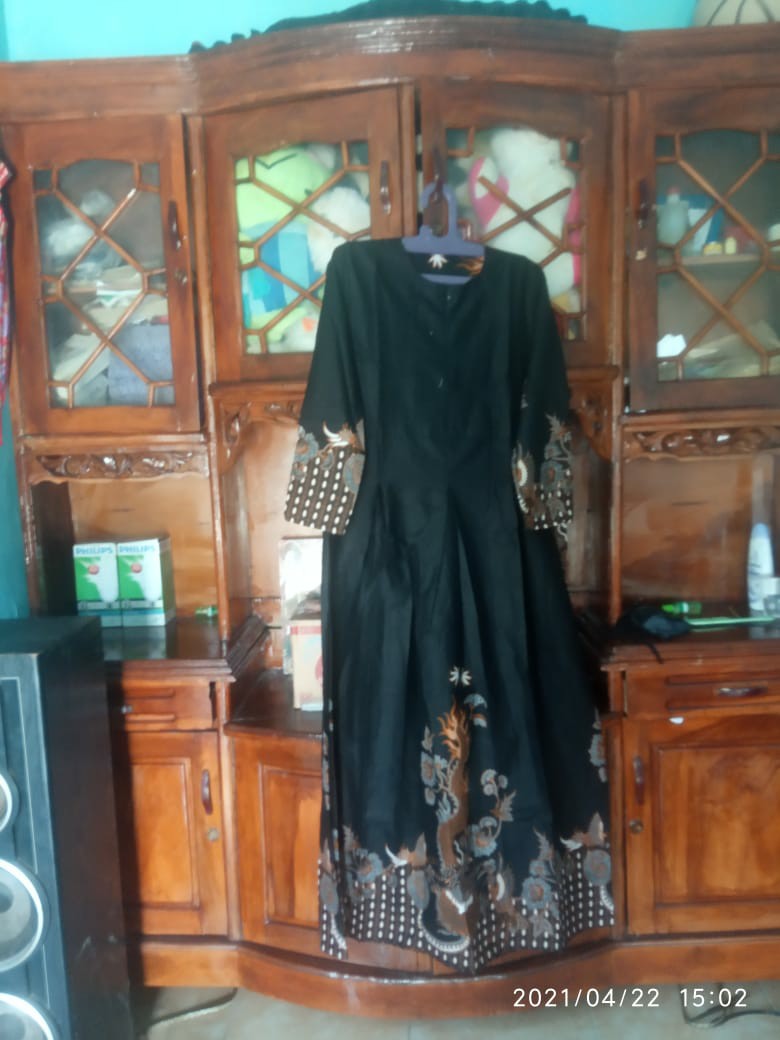 Wou Batik Couple Shofia Estetika Brokat - Couple Modern Batik Couple Sarimbit Brokat Kebaya