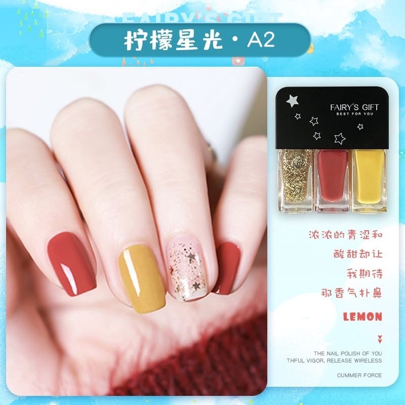 3IN1 KUTEK HALAL KUTEKS 3 TONE KUTEK KOREA Cat Kuku muslimah Gel Nail polish ForeverYoung