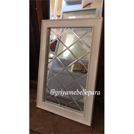 kaca cermin minimalis kaca bevel