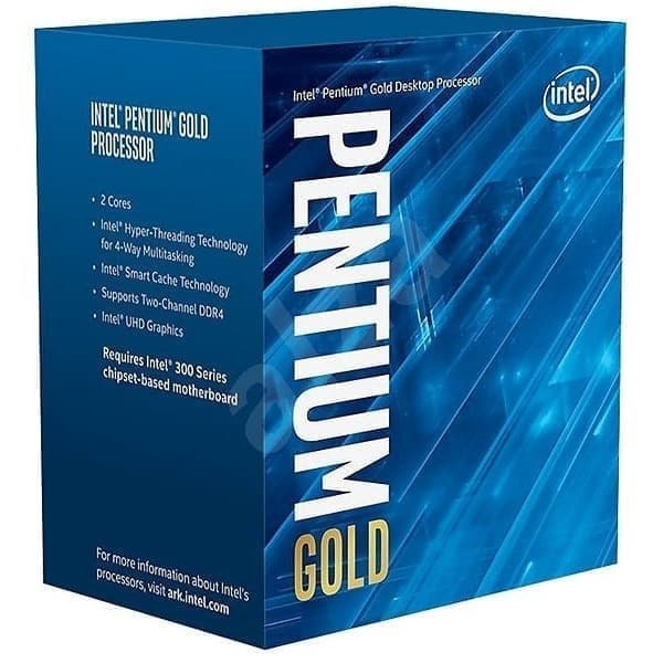 Processor Intel Pentium Gold G6400 LGA1200 Prosesor Dual Core G 6400 4M Cache 4.00 GHz