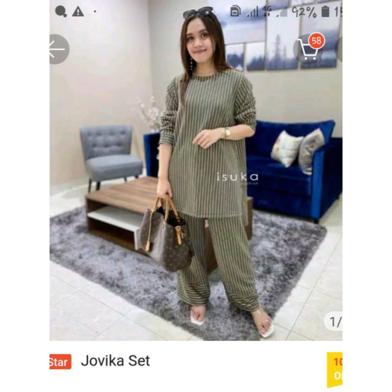 PRELOVED JOVIKA SET BY ISUKA