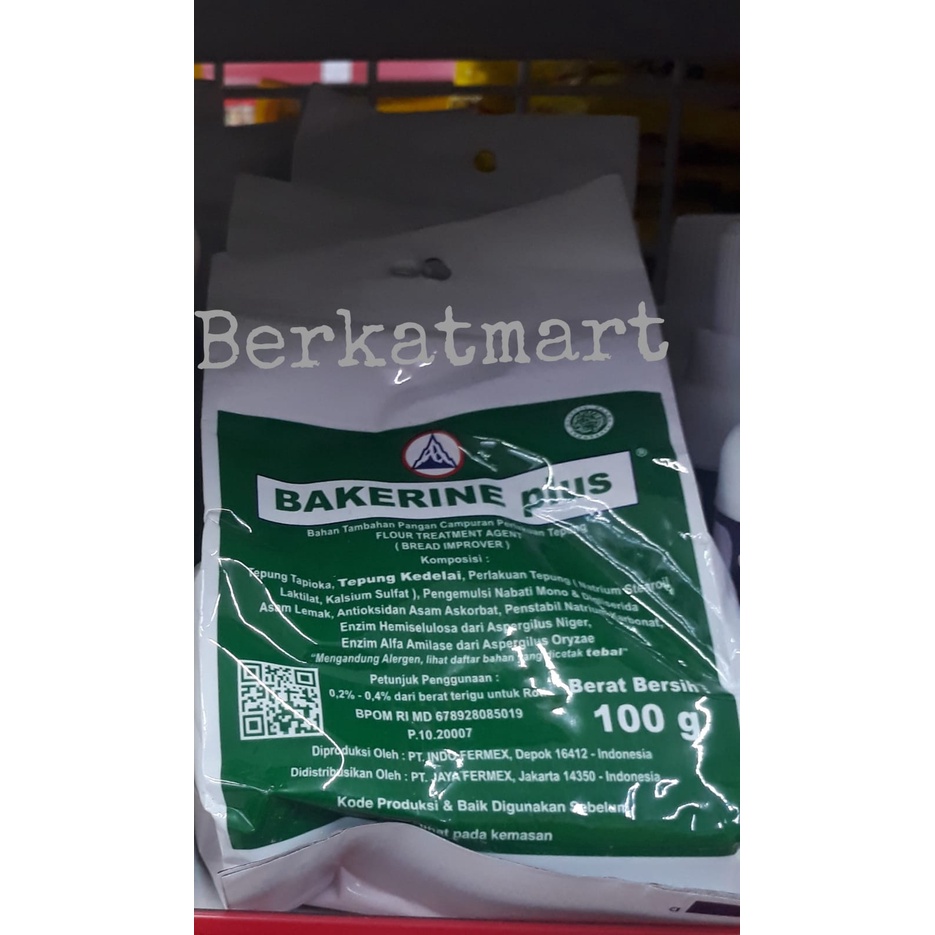 Murah BAKERINE PLUS Pengempuk Penghalus Roti Donat 100 Gram