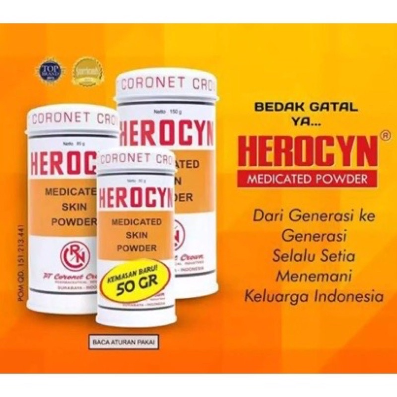 Bedak herocyn herocin / bedak gatal 150gr