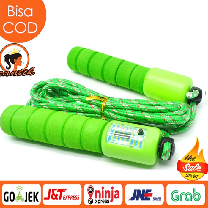 Tali Skipping Tali Lompat Jump Rope Digital Tali Olahraga Speed Jump Tali Kansen Loncat