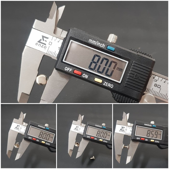 

gk paku rivet ripet centang keling bolak balik mata itik pita lanyard 8 mm