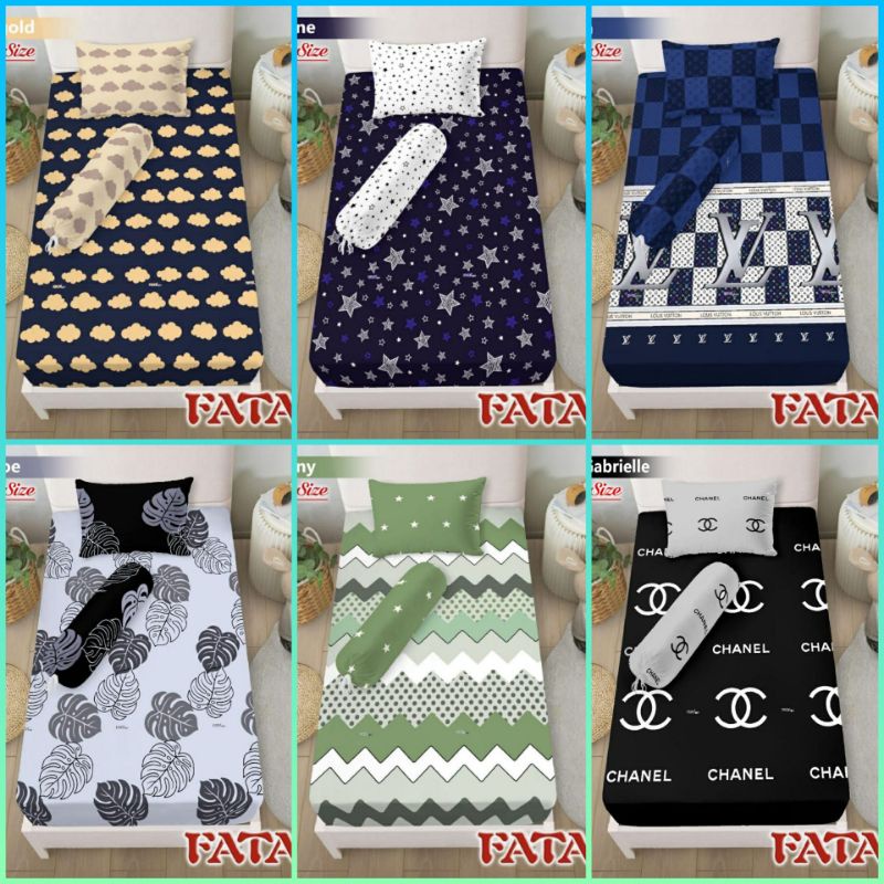 Sprei 90x200 Fata / Sprei Single Fata Motif / Obral Sprei