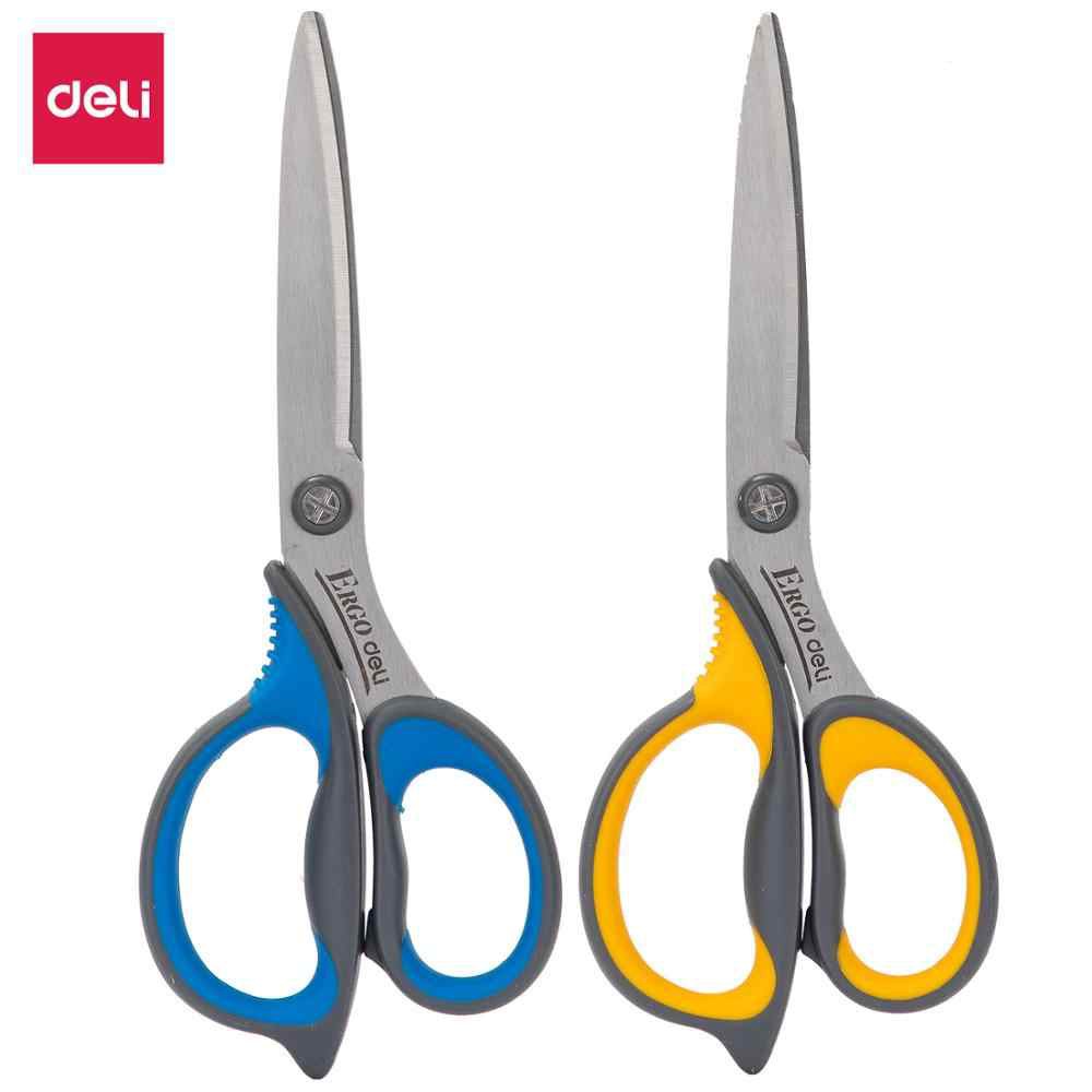 

GUNTING KERTAS 8 INCH BESAR BAGUS STAINLESS STEEL ANTI KARAT DELI 77760 OFFICE SCISSORS SOFT TOUCH GRIP PEGANGAN LEMBUT