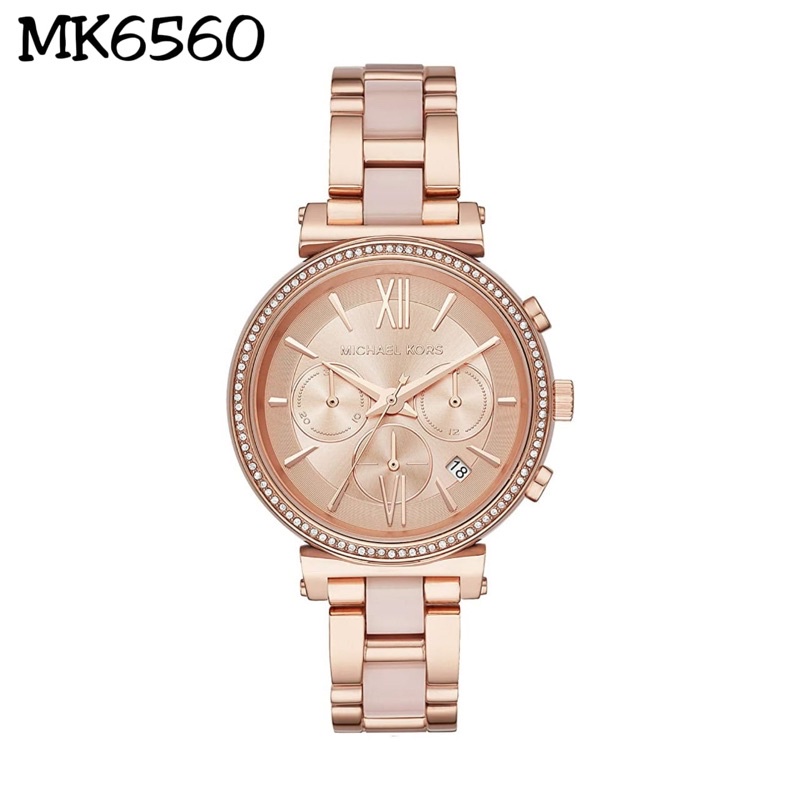 JAM TANGAN MICHAEL KORS WANITA MK-6560 STRAP ACRYLIC ORIGINAL BM