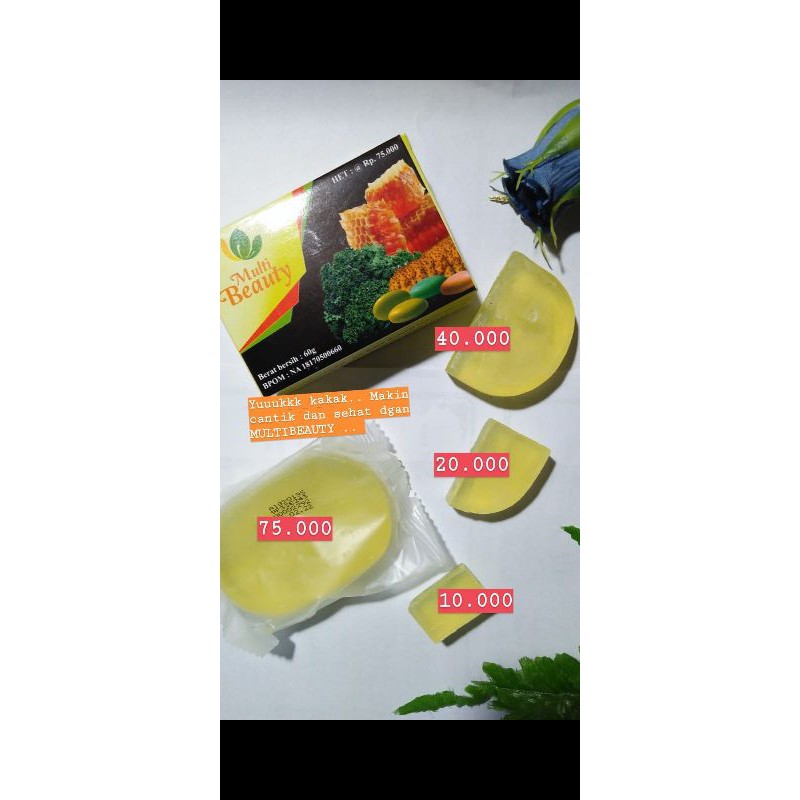 

MULTIBEAUTY SOAP Potongan 1/2, 1/4, 1/8