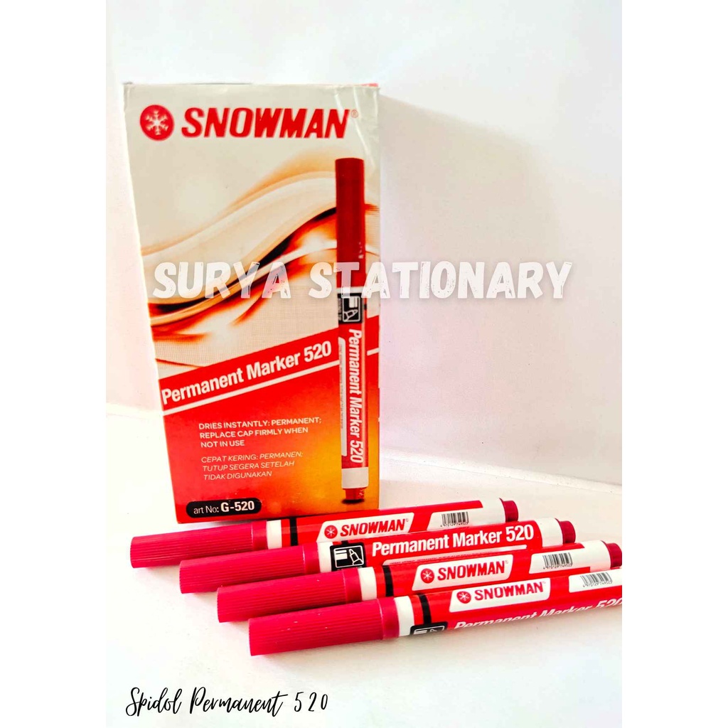 

(PCS) Spidol Kecil Permanent 520 / Spidol Permanent AG-520 / Permanent Marker