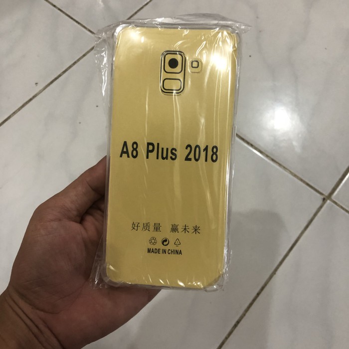 Case CasinG Anti Crack Bening Samsung A8 Plus 2018 Kondom HP