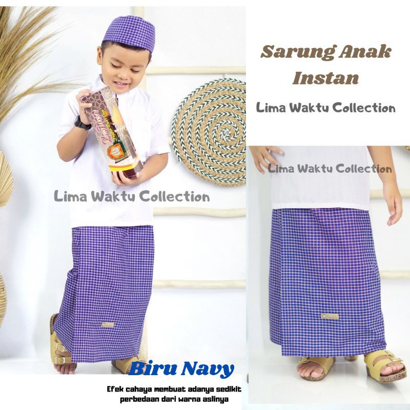 SARUNG ROK ANAK INSTAN & PECI - SARUNG ANAK INSTAN - SARUNG INSTAN ANAK - SARUNG PECI ANAK - BAJU