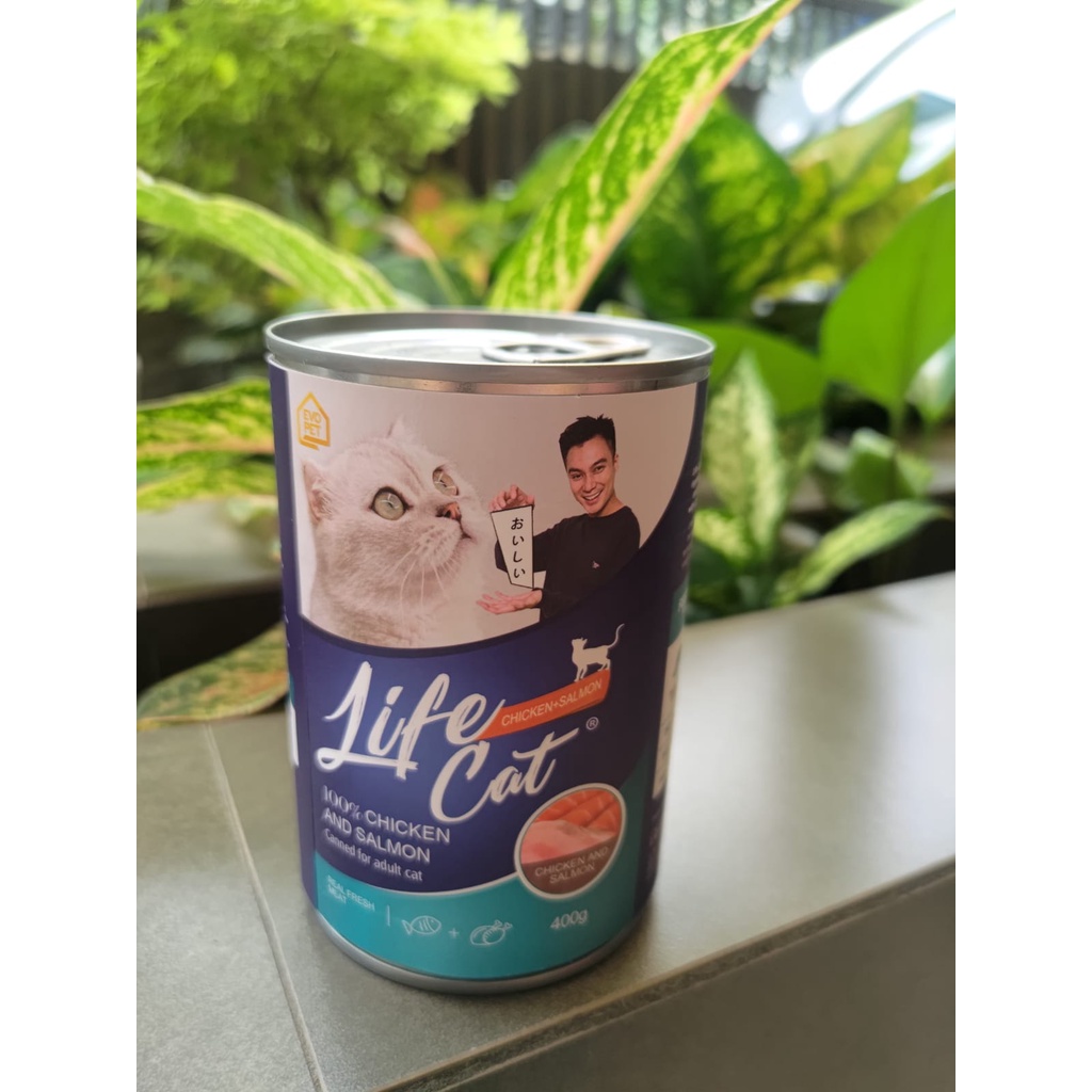 Lifecat Tuna Kaleng Kitten Adult Cat Wet Food 400gr 400g