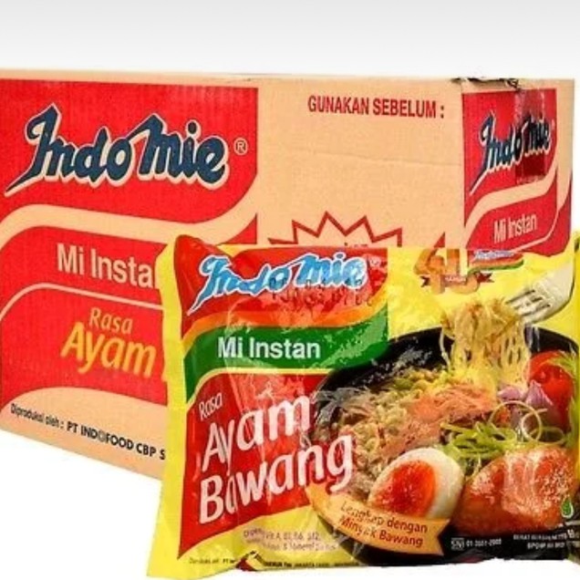 

Indomie Ayam Bawang 1 Dus isi 40 Pcs