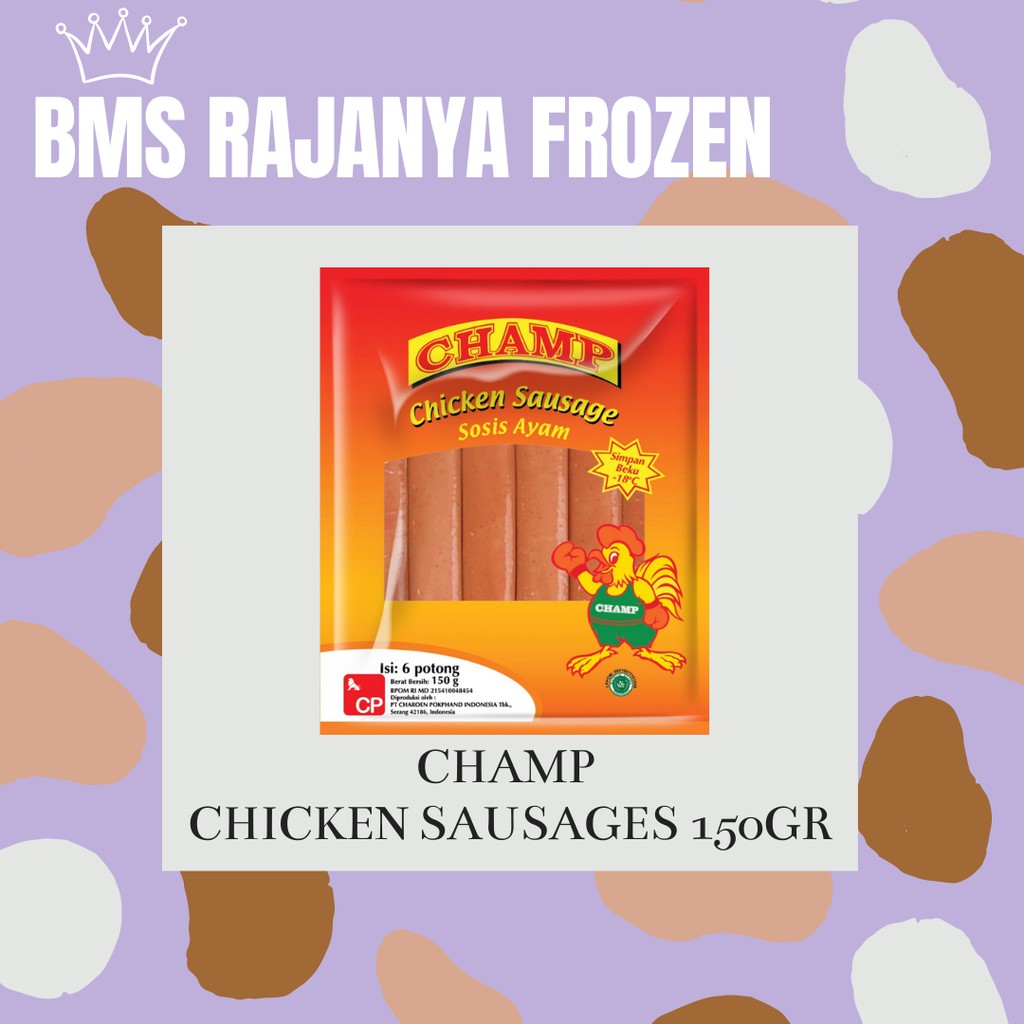 

CHAMP CHICKEN SAUSAGES 150 gr