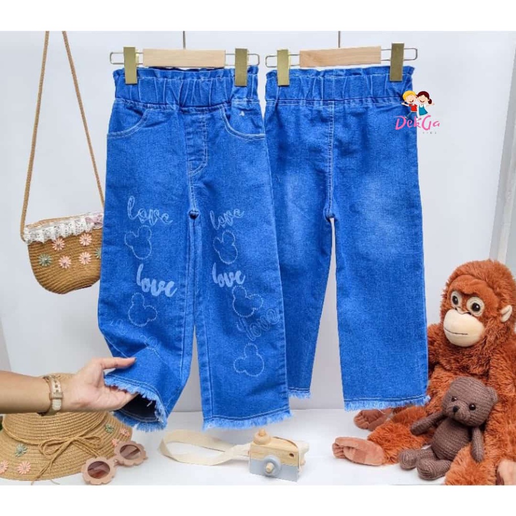 Celana kulot anak / jeans kulot anak