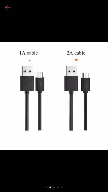 KABEL DATA XIAOMI 2A MICRO USB KABEL XIAOMI TYPE C HITAM