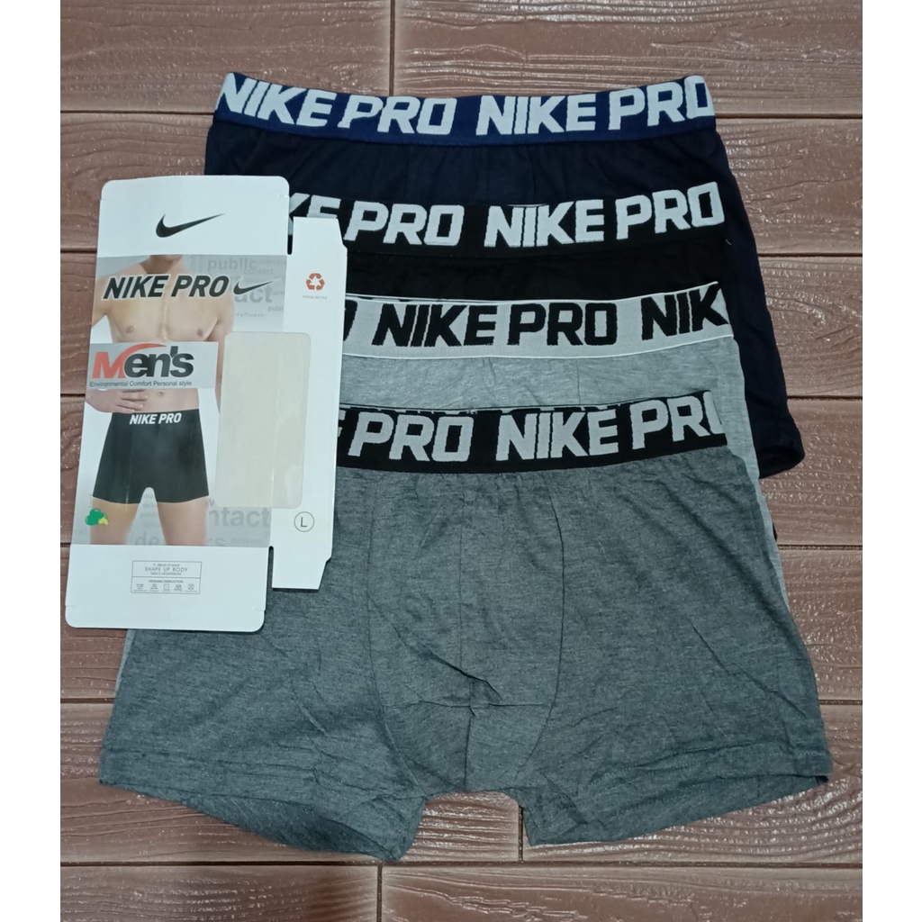 3 pcs boxer pria nikeeee / celana dalam boxer pria