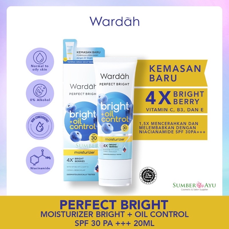 WARDAH PERFECT BRIGHT MOISTURIZER SPF 30