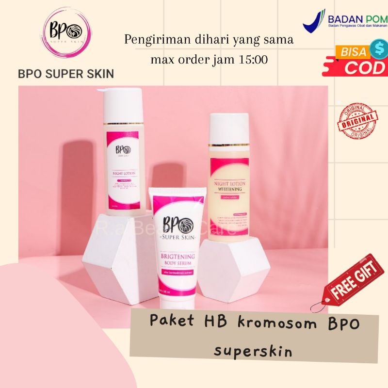 (COD Free Gift )PAKET ECER HB KROMOSOM TERMURAH DOSTING BPO SUPERSKIN 100% ORI SUPER DOSTING INFUS W