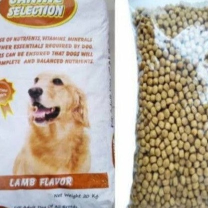 Dog food canin selection lamb 1kg repack