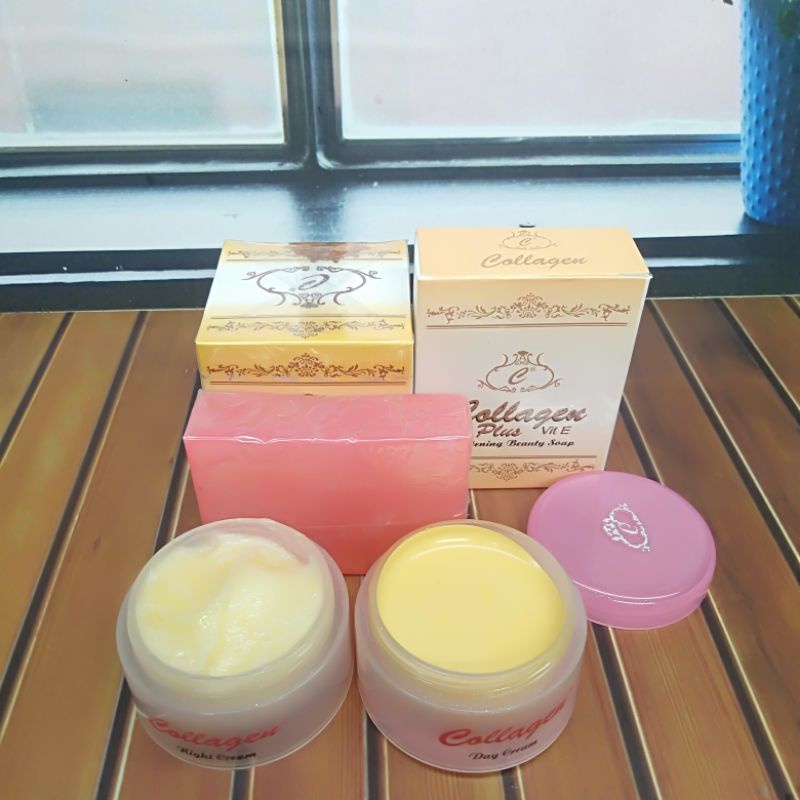 PAKET CREAM COLLAGEN 3 IN 1 (CREAM+SABUN)