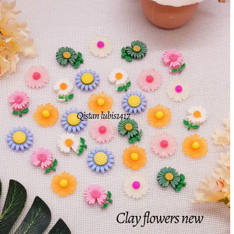 Clay flowers new