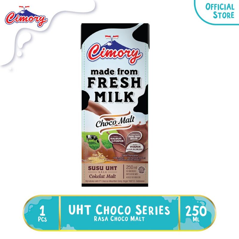 

CIMORY SUSU UHT 250ML RASA CHOCO MALT