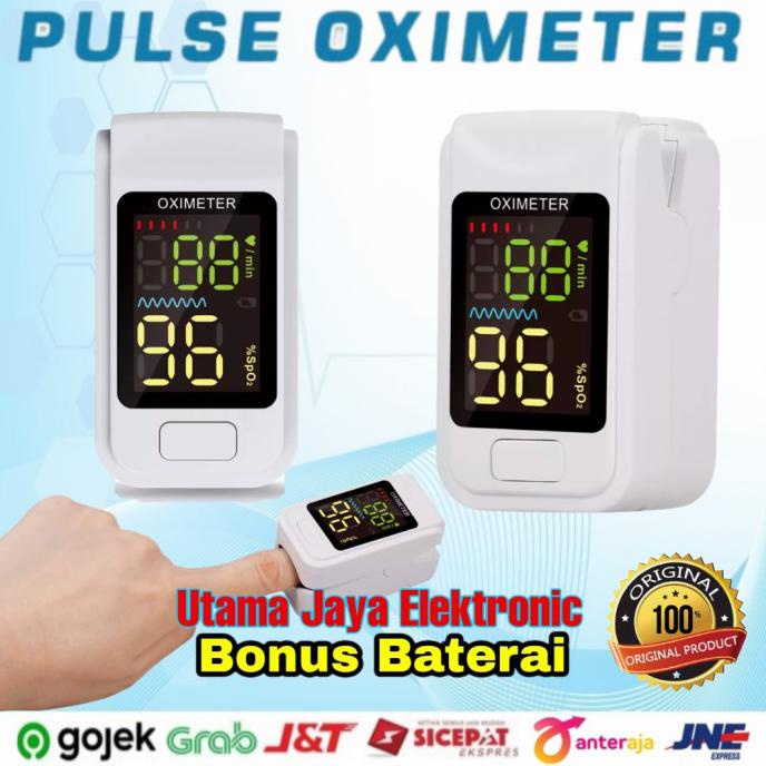 ( BISA COD ) Fingertip Pulse Oximeter Oxymeter Alat Pengukur Detak Jantung - SO-811 DISKON [Kode