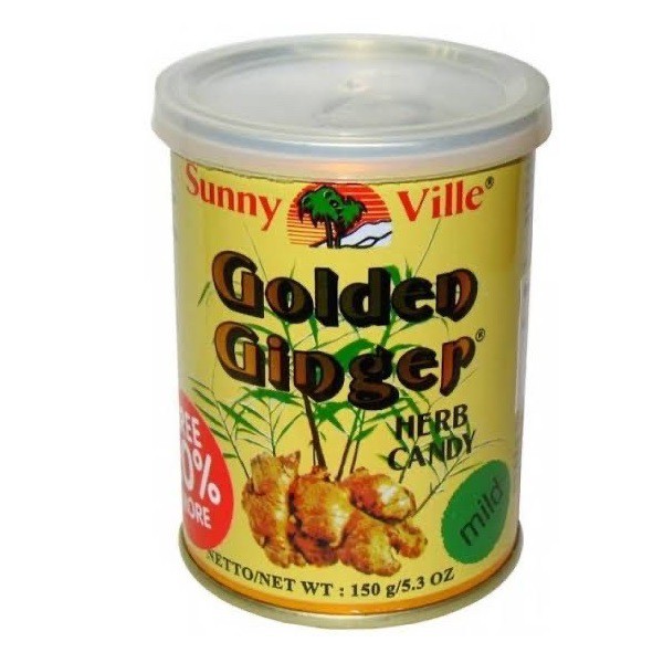 Permen Jahe Golden Ginger Sunny Ville Golden Ginger Herb Candy 150 Gr