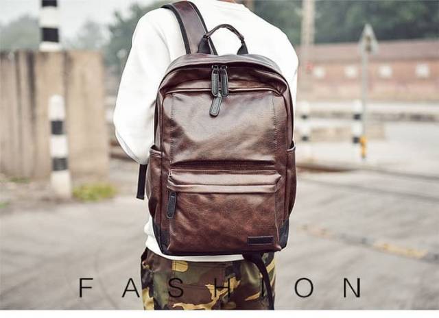 TAS RANSEL KULIT PRIA MORRENO (BROWN)