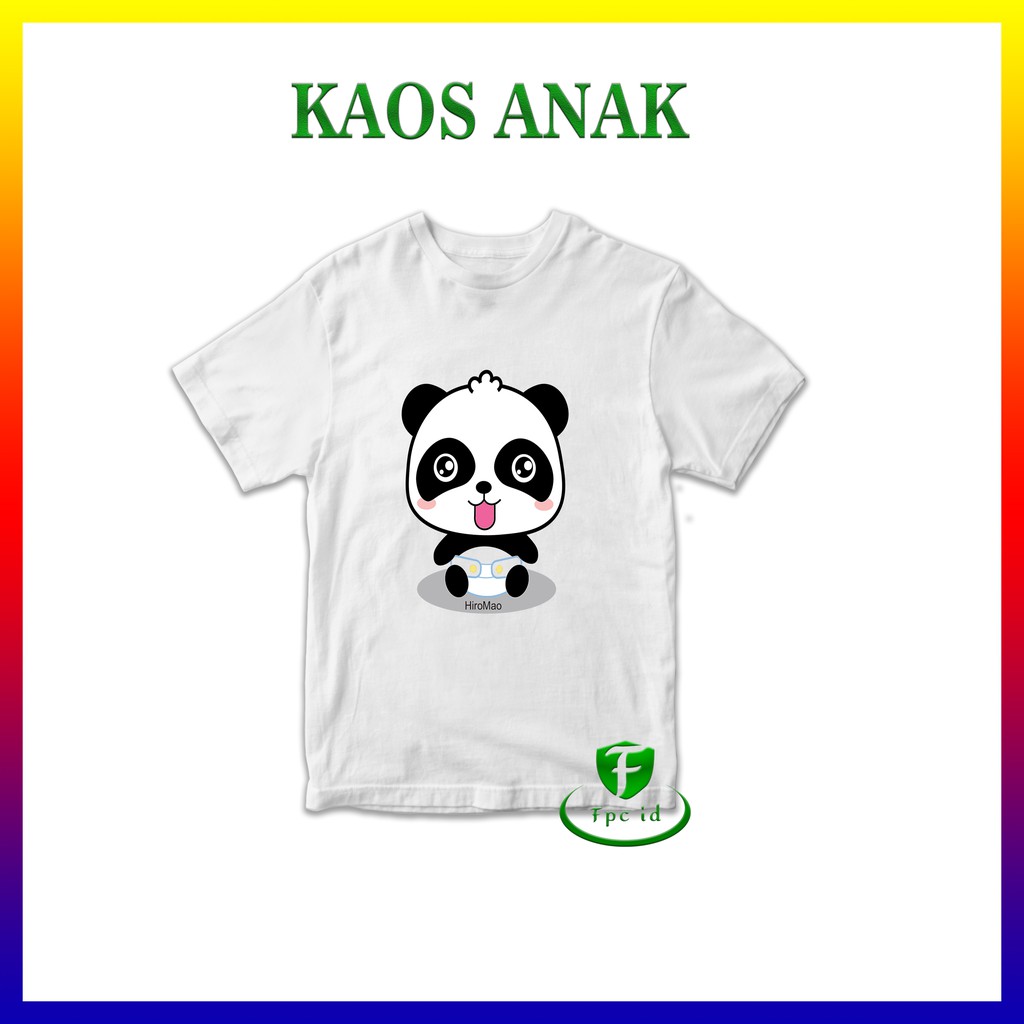 Kaos Panda Baby Bus Cotton Combed 30s Baju Anak Pakaian Murah Atasan Berkualitas