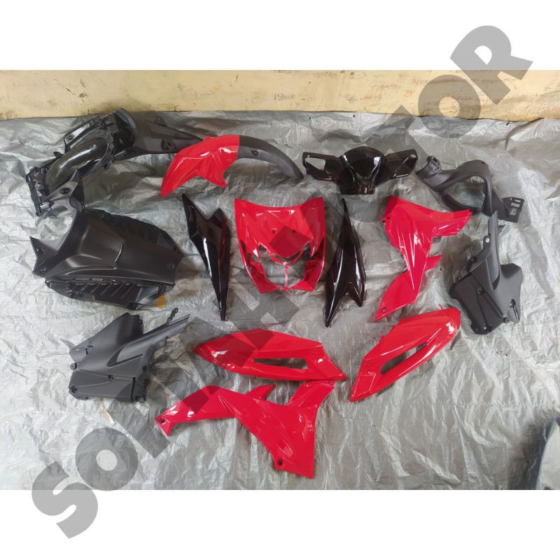 full body blade lama blade 110 warna merah