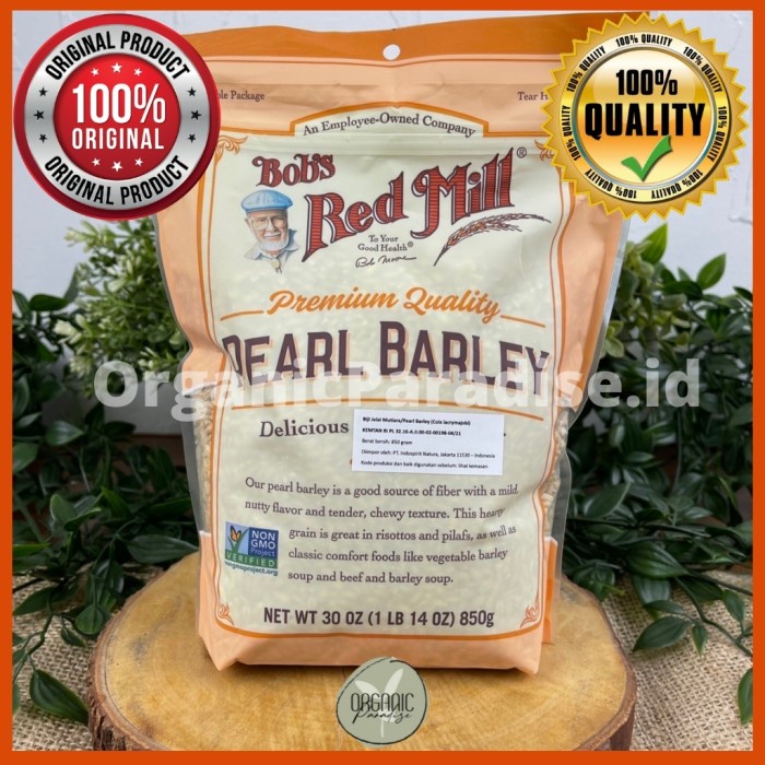 

Bob's Red Mill Pearl Barley Organic / Jali Jali Organik 850 gram