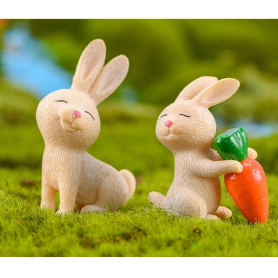 Miniatures - Terrariums - Fairy Garden - Animal_Rabbit (7pcs)