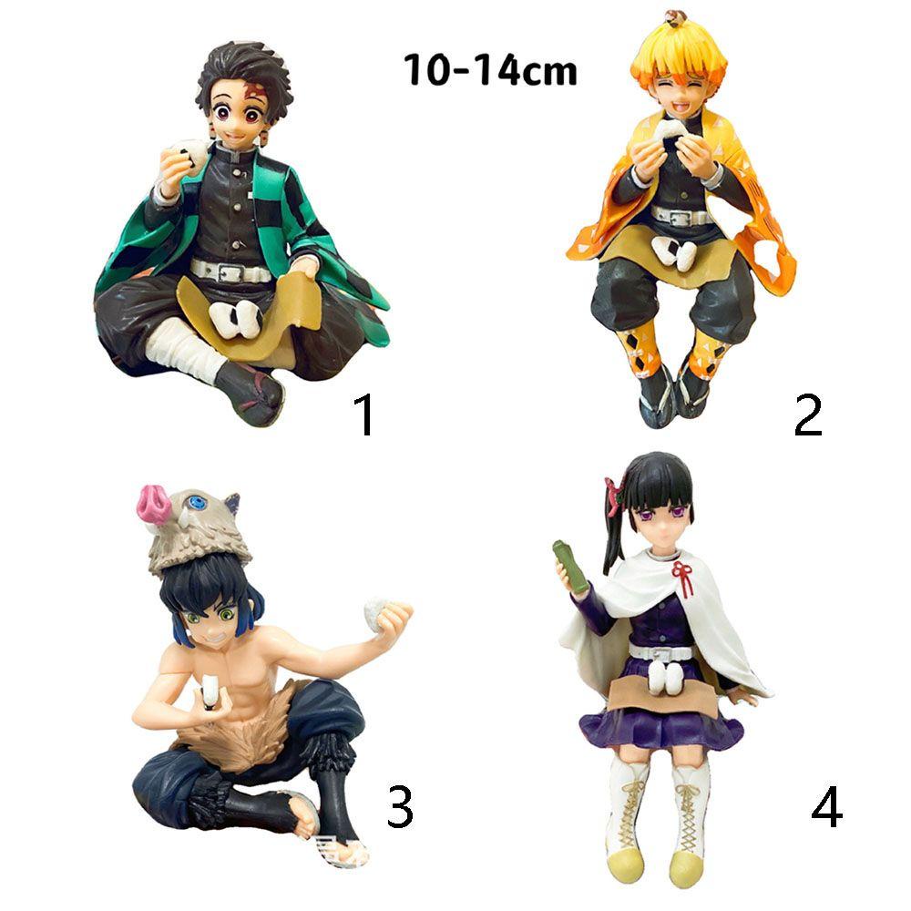 Top Patung Anime Pemandangan Dekorasi Kerajinan Miniatur Model Mainan Kartun Modle Patung Mini Demon Slayer Kimetsu No Yaiba