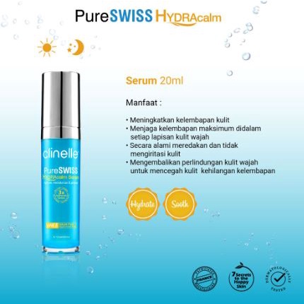 ☘️Yuri Kosmetik☘️ CLINELLE PureSwiss Hydracalm Serum 20 ml  / Face Serum Wajah