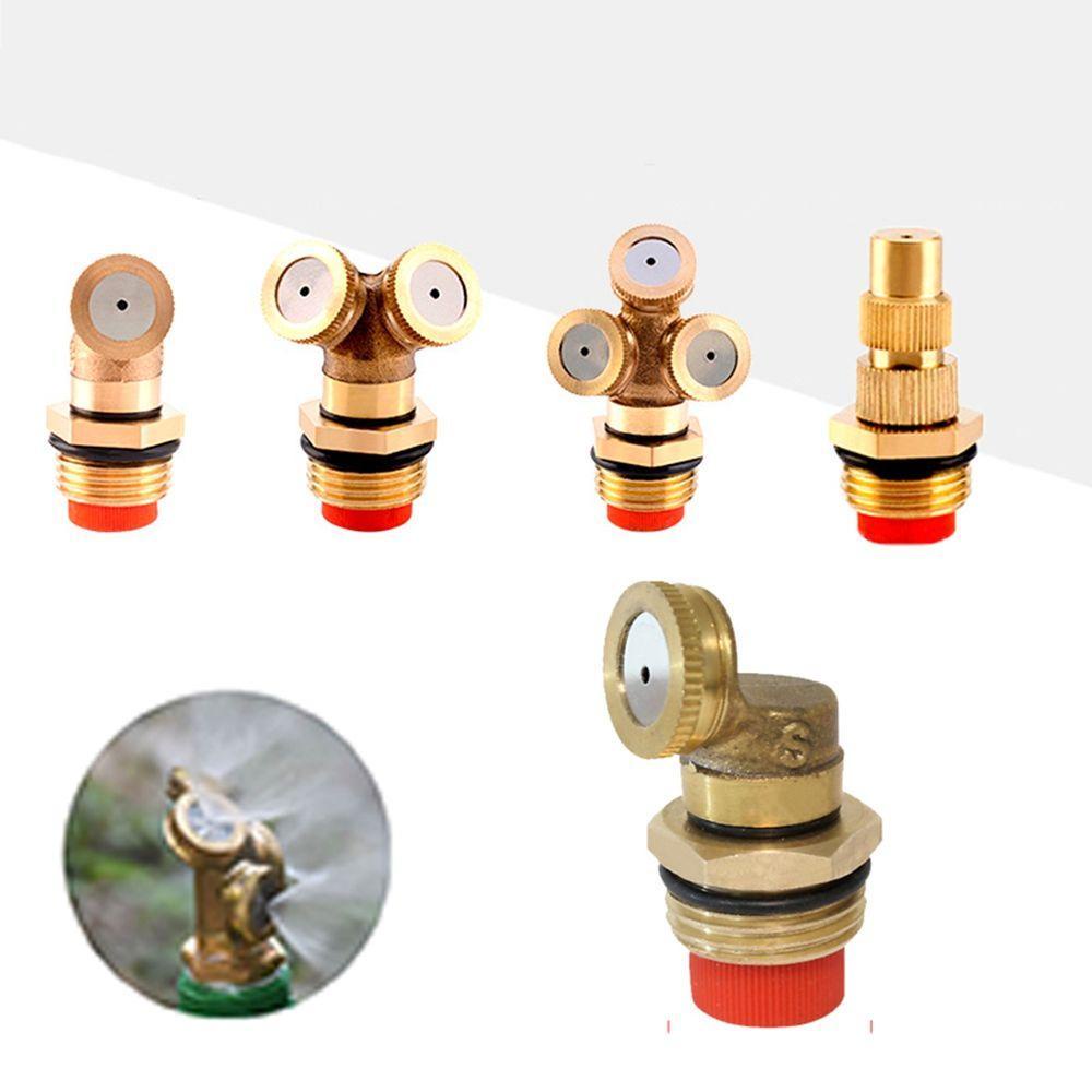 [Elegan] Spray Nozzle Sprinkle Air Atomisasi Penyiraman Perlengkapan Taman Spray Fitting Atomisasi Misting Nozzle