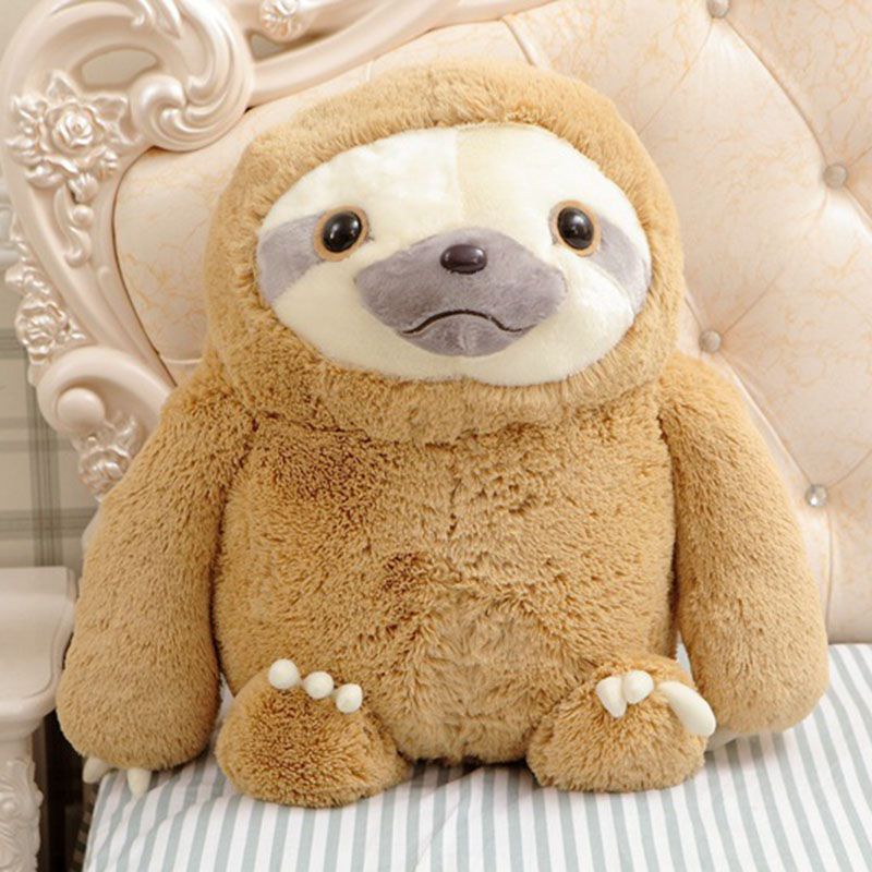 Baru Raksasa Lucu Sloth Boneka Boneka Hewan Plush Lembut Mainan Bantal Cushion Mainan Hadiah