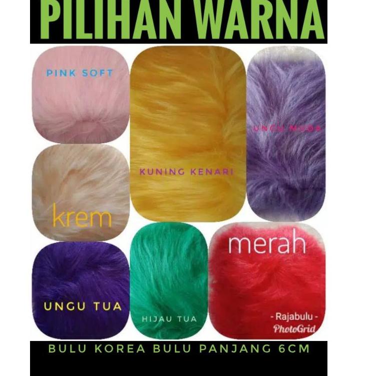 Kain Bulu Korea Meteran 100*160 [KOK.26Au22e]