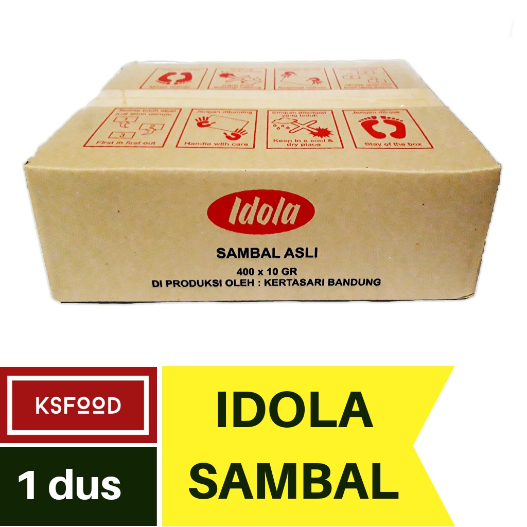 

Idola Sambal Extra Hot 10 gram x 400 Sachet (1 Dus)