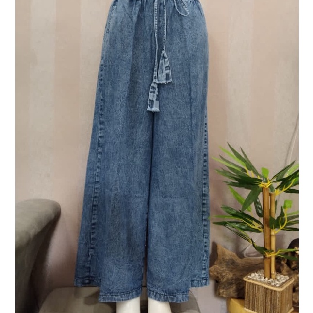 COD) Celana Kulot Jeans Korea / Celana Kulot Jeans Murah / Celana Kulot Jeans Jumbo / Celana Kulot J